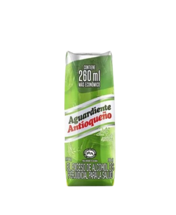 Aguardiente Antioqueño Verde 24° Sin Azúcar se destaca por su sabor suave y fresco, ideal para quienes buscan una experiencia más ligera.