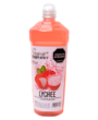 Concentrado Syrup Company Lychee es un producto elaborado a partir de la fruta fresca del lichi, un fruto tropical conocido por su sabor dulce y floral.