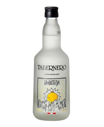 Pisco Tabernero La Botija Acholado es pisco peruano es una mezcla armoniosa de las uvas Quebranta e Italia. Su sabor es equilibrado, con notas frutales y un toque floral.