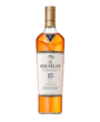 Whisky The Macallan 15 Años Double Cask es un whisky single malt escocés añejado en una combinación de barricas de roble americano y europeo sazonadas con jerez.