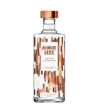 Vodka Absolut Elyx es un vodka premium que se destaca por su suavidad y carácter distintivo. Destilado en alambiques de cobre, este vodka ofrece un sabor suave y ligeramente dulce.