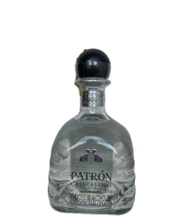 Tequila Patrón Cristalino es un tequila Ultra-premium Cristalino Añejo con una mezcla de tequilas añejos y extra añejos, se filtran con una tonalidad cristalina y un sabor suave.