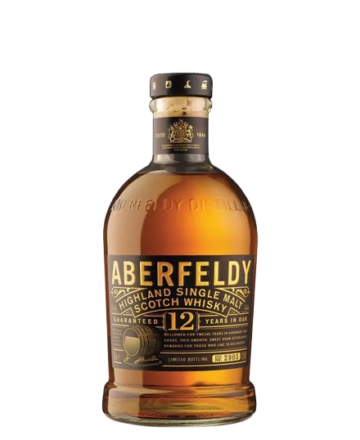 Whisky Aberfeldy 12 Años es un whisky escocés single malt de Highland, conocido por su suavidad y notas dulces. Un whisky equilibrado y fácil de bebe.