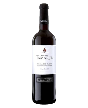 Vino Altos de Tamarón Joven Ribera del Duero es un vino tinto joven que refleja la frescura y la fruta de la uva Tempranillo, variedad emblemática de la región española.