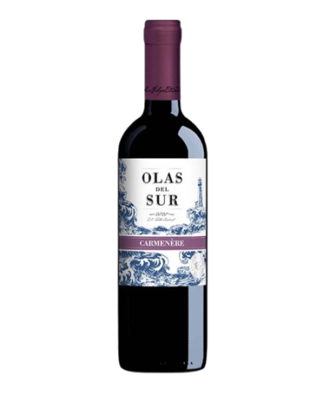 Vino Olas del Sur Carmenere es un vino tinto chileno que destaca por su intensidad y complejidad aromática. Elaborado principalmente con la uva Carmenere.