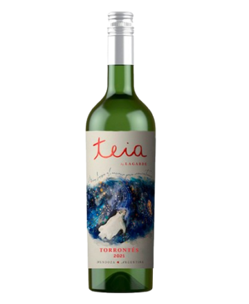 Vino Teia by Lagarde Torrontés es un vino blanco elaborado con la uva Torrontés en la región de Mendoza, Argentina. Es un vino seco con aromas de flores, cítricos.