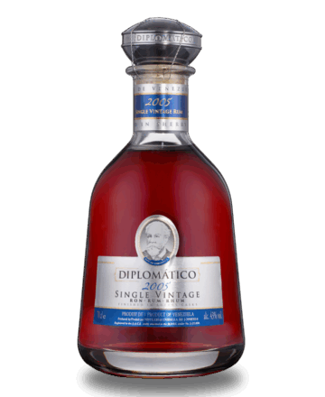 Ron Diplomático Single Vintage es un ron venezolano super premium, elaborado a partir de una única cosecha de caña de azúcar cuidadosamente seleccionada.