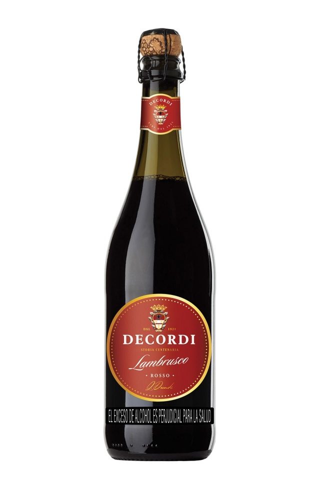 Vino Espumoso Decordi Rosso Botella - 750ml