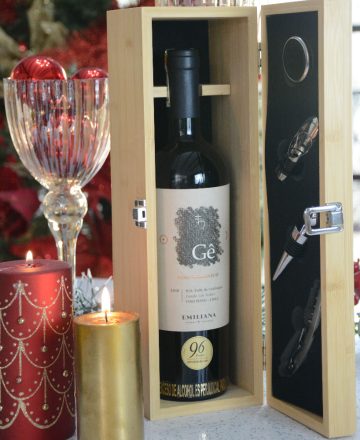 Porta vinos de Madera con accesorios